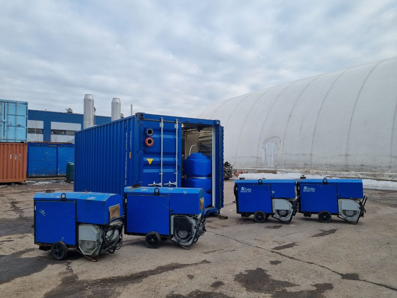 Тепловые пушки в аренду Talhu Termo 110
