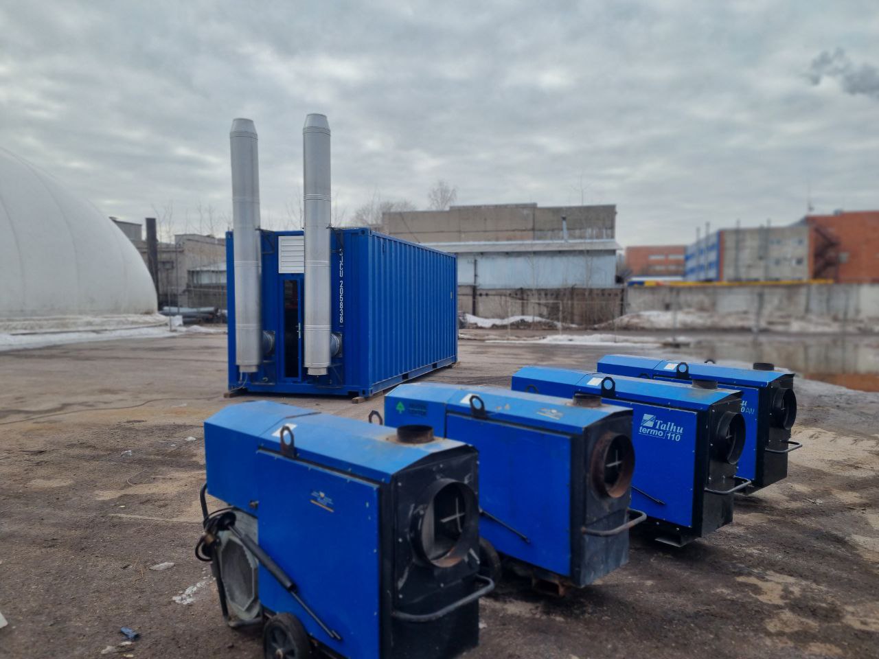 Тепловые пушки в аренду Talhu Termo 110